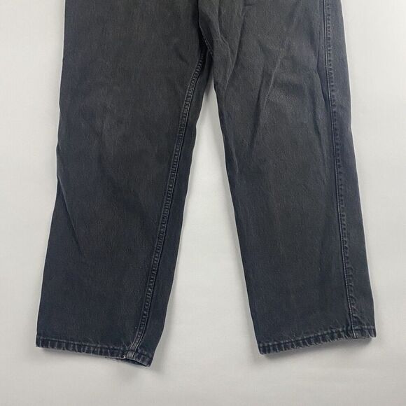 VTG Levi Strauss Signature 540 Relaxed Fit Denim Jeans Black Gray 42x30 Cotton - Picture 3 of 9